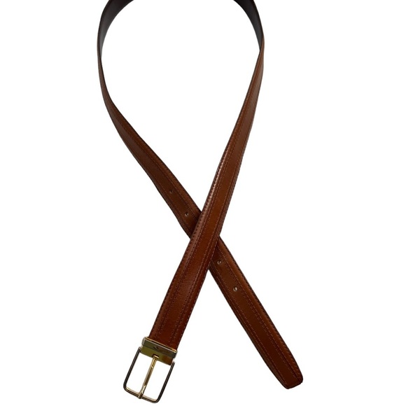 VINTAGE VITTORIO REX Full Grain Cowhide Men's Belt Made In Italy - Picture 4 of 10